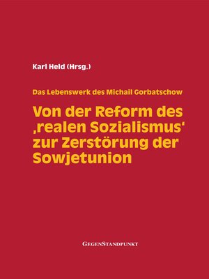 cover image of Von der Reform des 'realen Sozialismus' zur Zerstörung der Sowjetunion